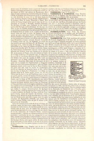 LAMINA ESPASA V51895: Escudo de Great Yarmouth, Inglaterra