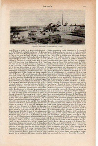 LAMINA ESPASA V51984: Azucarera del Gallego, Zaragoza