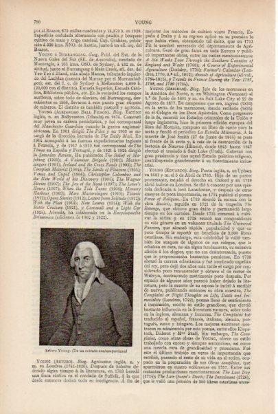 LAMINA ESPASA V51928: Arthur Young agronomo ingles