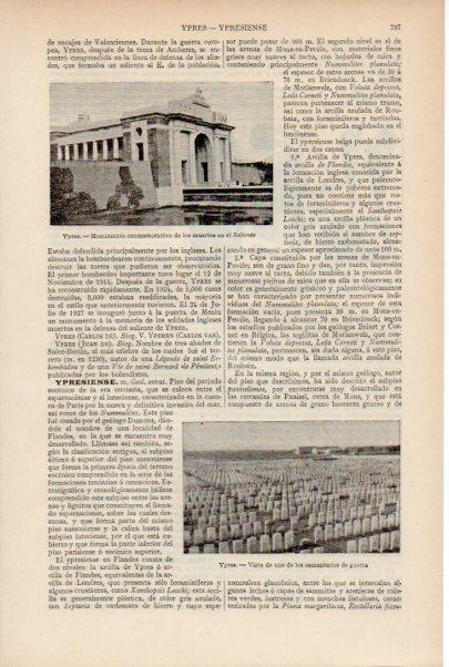 LAMINA ESPASA V51925: Monumento de los muertos en el Saliente, Ypres Belgica