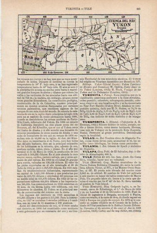 LAMINA ESPASA V51921: Mapa de la cuenca del rio Yukon