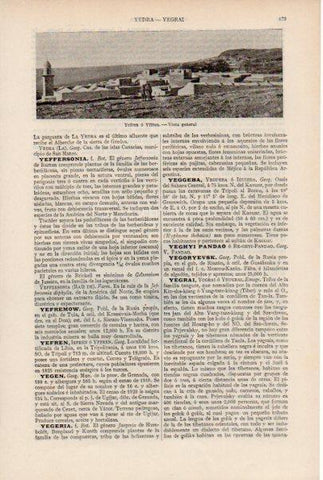 LAMINA ESPASA V51914: Vista general de Yefren, Libia