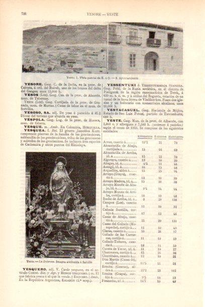LAMINA ESPASA V51906: La Dolorosa de Yeste