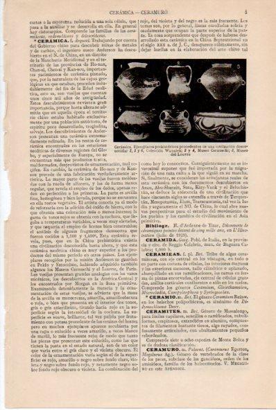 LAMINA ESPASA V52056: Ceramicas prehistoricas de una civilizacion desconocida