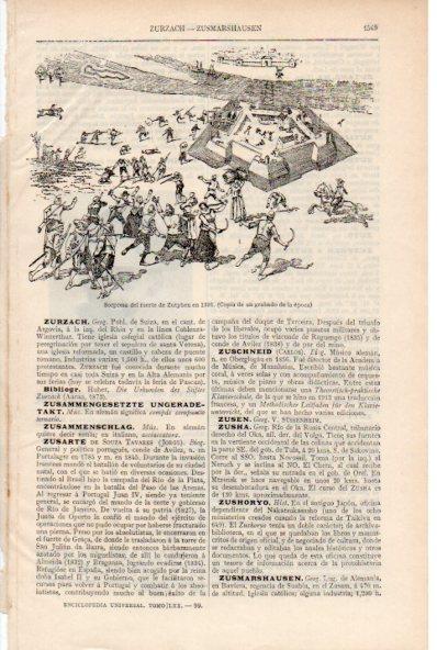 LAMINA ESPASA V52053: Sorpresa del fuerte de Zutphen en 1591