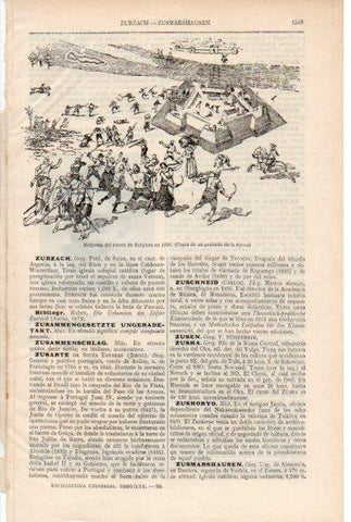 LAMINA ESPASA V52053: Sorpresa del fuerte de Zutphen en 1591