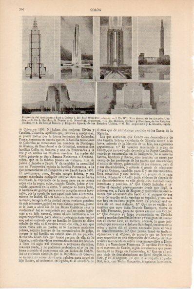 LAMINA ESPASA V52070: Proyectos del monumento faro a Colon