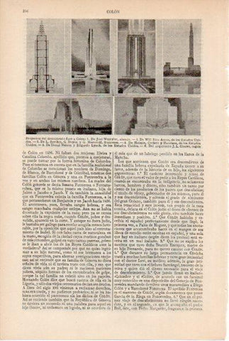 LAMINA ESPASA V52070: Proyectos del monumento faro a Colon