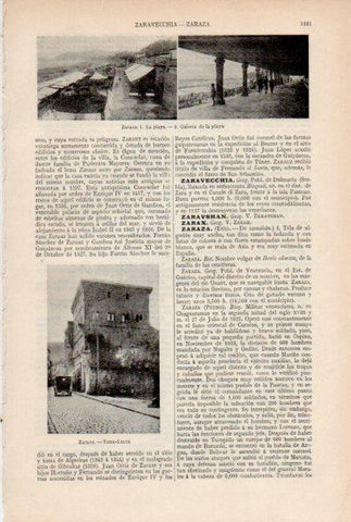 LAMINA ESPASA V51996: Torre Lucca, playa y galeria en Zarauz