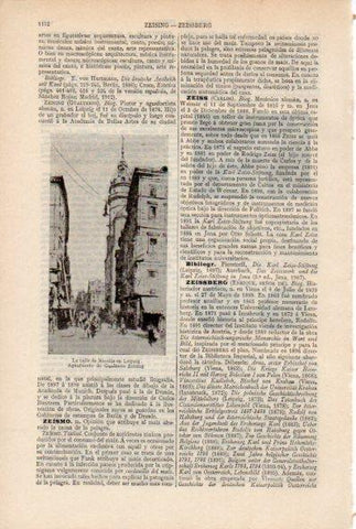 LAMINA ESPASA V51995: La calle de Nicolas por G. Zeising