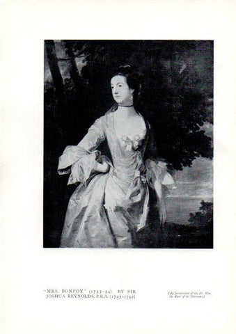 LAMINA V51935: Mrs. Bonfoy by Sir Joshua Reynolds