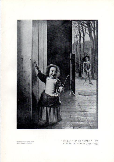 LAMINA V51934: The golf players by Pieter de Hooch