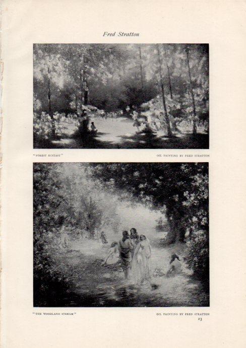 LAMINA V51930: Forest Ecstasy and Woodland stream by Fred Stratton