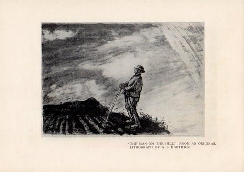 LAMINA V51925: The man on the hill by A. S. Hartrick