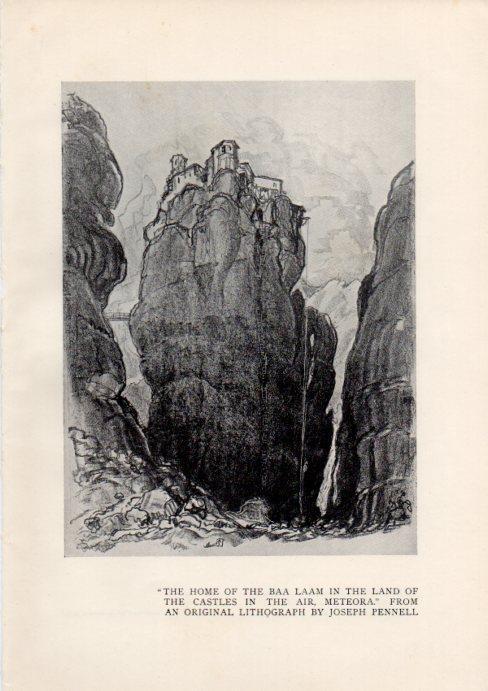 LAMINA V51924: The home of the Baa Laam by joseph Pennell