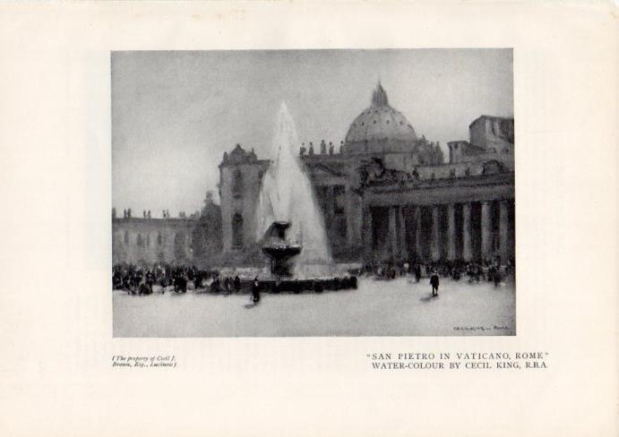 LAMINA V51940: San Pietro in Vaticano by Cecil King