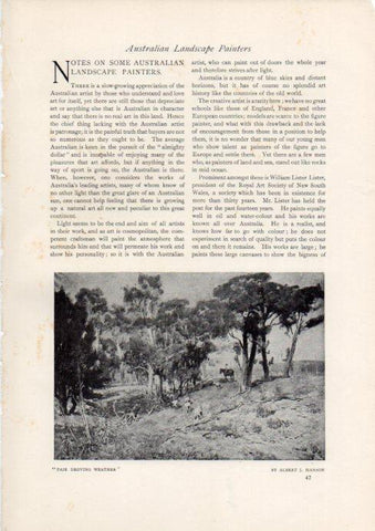LAMINA V51943: Fair droving weather by Albert J. Hanson