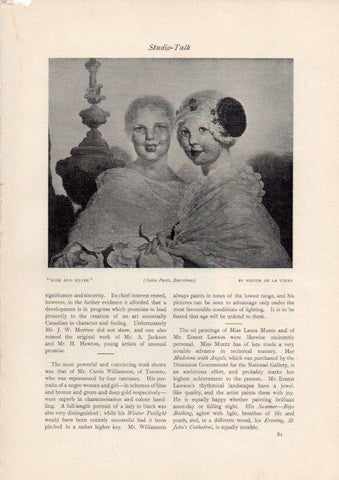 LAMINA V51960: Rose and silver by Nestor de la Torre