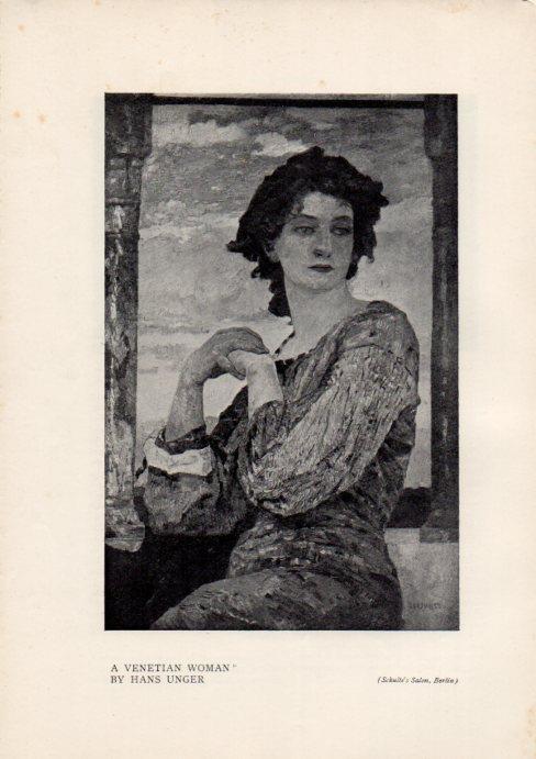 LAMINA V51954: A venetian woman by Hans Unger
