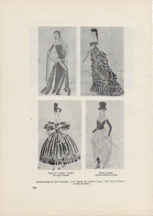 LAMINA V51891: Costume Designs by Doris Zinkeisen