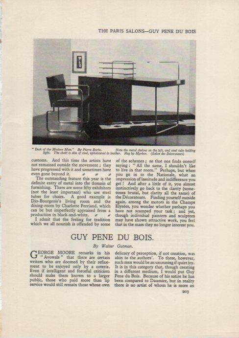 LAMINA V51895: Desk of the Modern Man by Pierre Barbe