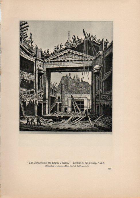 LAMINA V51883: The Demolition of the Empire Theatre by Ian Strang
