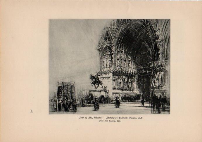 LAMINA V51897: Joan of Arc, Rheims by William Walcot