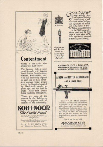 LAMINA V51915: Advertising Koh-I-Noor pencil