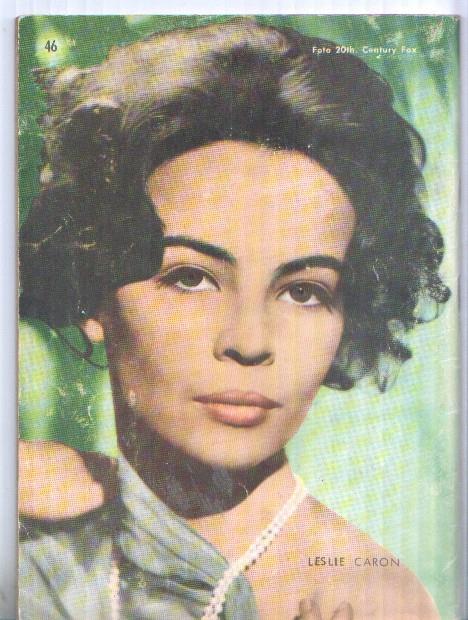 Comic: Sioux numero 046:   La soga, Foto contracubierta: Leslie Caron
