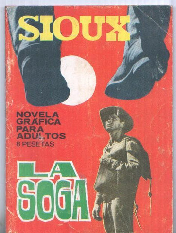 Comic: Sioux numero 046:   La soga, Foto contracubierta: Leslie Caron