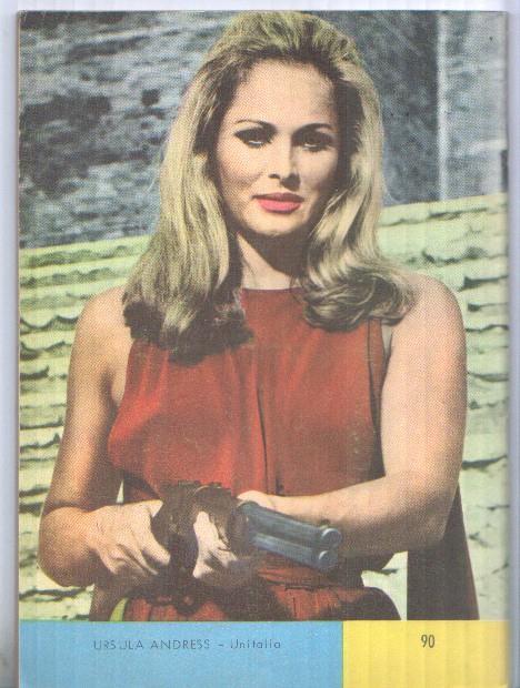 Comic: Sioux numero 090 : No dispares por la espada  ,  Foto contracubierta: Ursula Andress 