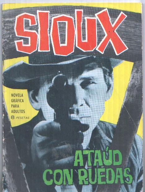 Comic: Sioux numero 030 : Ataud con ruedas ,  Foto contracubierta: Martha Hyer