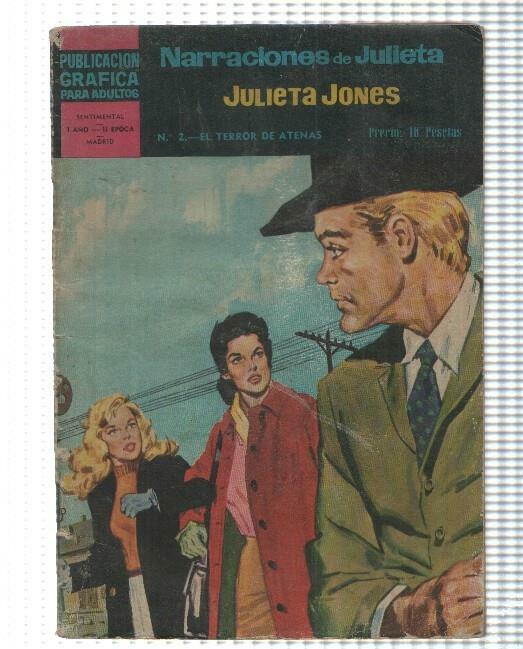 Narraciones de Julieta Jones numero 02: el terror de atenas (numerada 1 en interior)