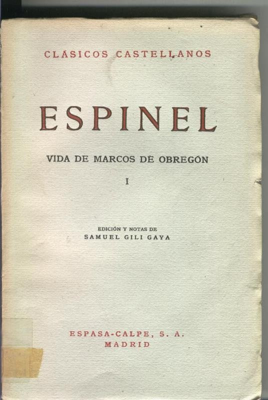 Vida de Marcos de Obregon