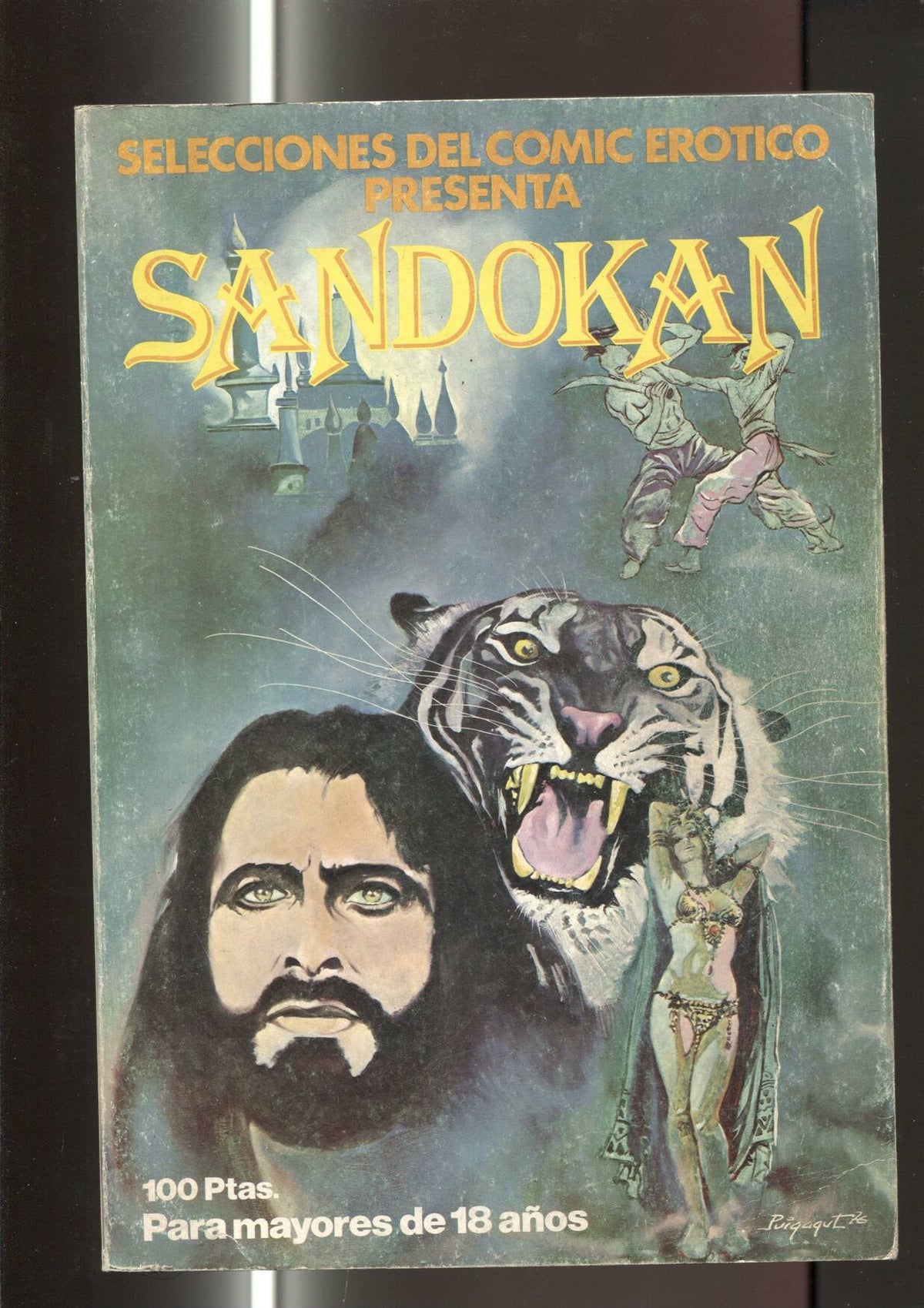 Selecciones del comic erotico: Sandokan (numerado 1 en interior)