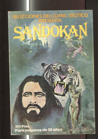 Selecciones del comic erotico: Sandokan (numerado 1 en interior)