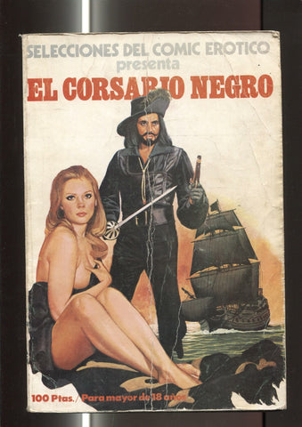 Selecciones del comic erotico: El corsario negro (numerado 1 en interior)
