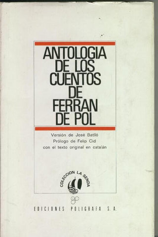 Antologia de los cuentos de Ferran de Pol