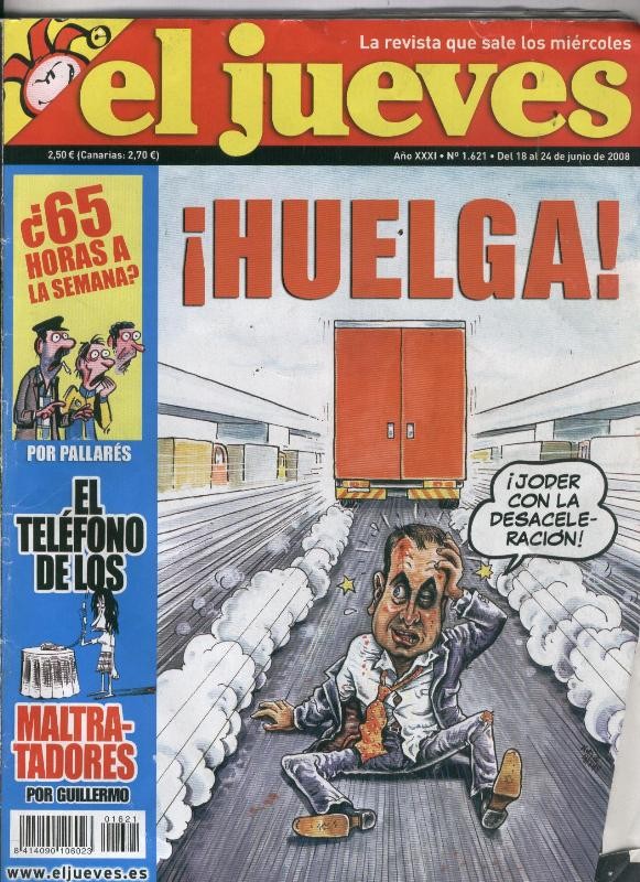 El Jueves revista semanal numero 1621: poster de Pilar Rubio