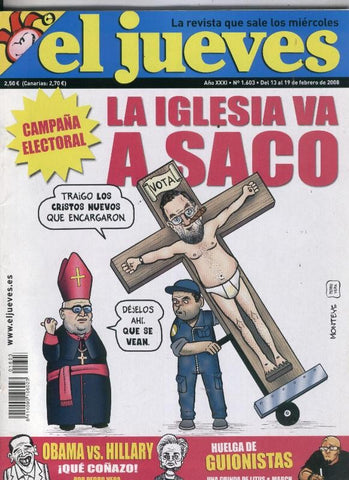 El Jueves revista semanal numero 1603: poster de John Rambo
