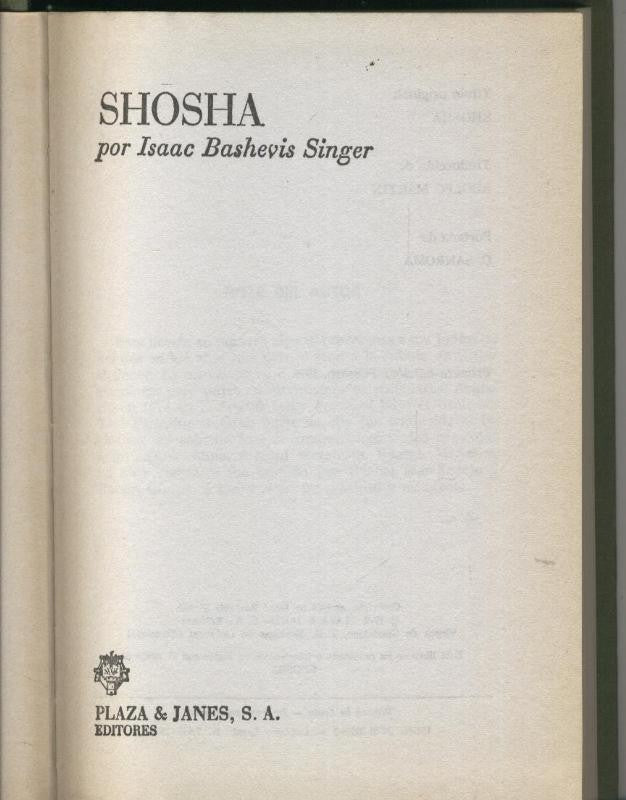 Shosha