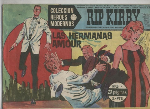 Heroes Modernos serie C: Rip Kirby numero 05 (numerado 2 en trasera)