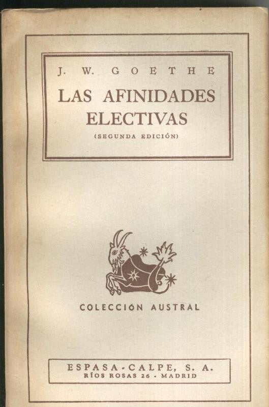 Las afinidades selectivas