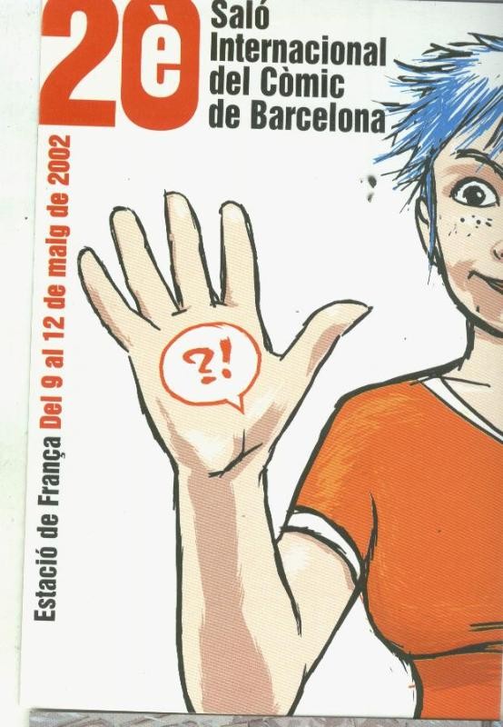 Postal: 20 salo internacional del comic de barcelona 2002