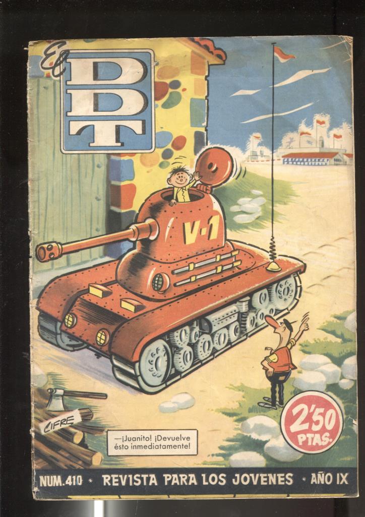 DDT 1a epoca numero 410: Petronio Lopez (aviejado)