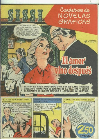Sissi cuadernos de novelas graficas numero 011: trasera foto de Clarg Gable