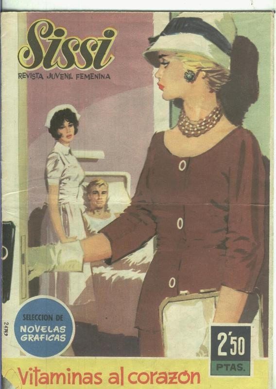 Sissi revista juvenil femenina numero 137: trasera foto artista Stephen Boyd