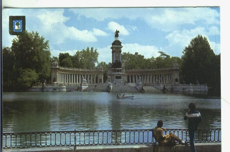 Postal: Madrid: Parque del Retiro