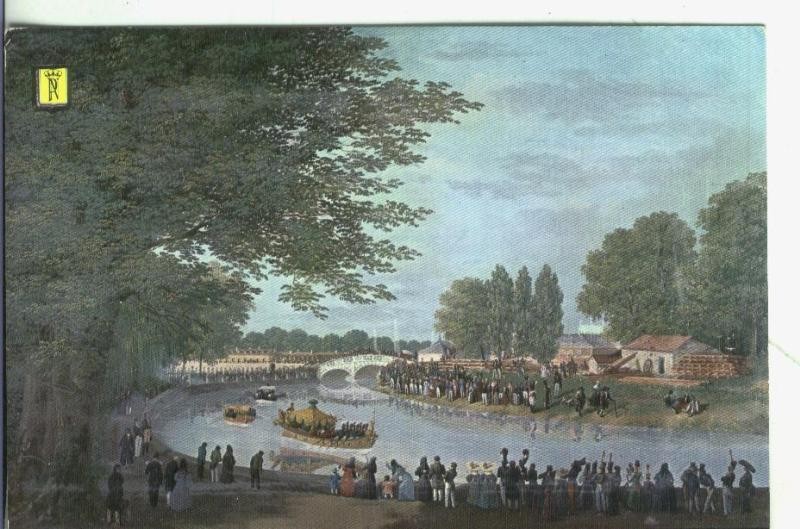 Postal: Madrid: Aranjuez: Las faluas reales en el tajo