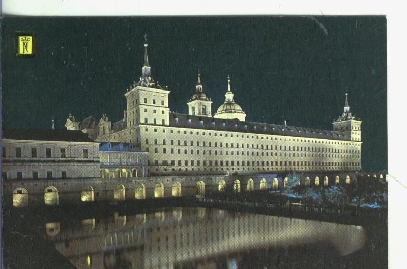 Postal: El Escorial-Madrid